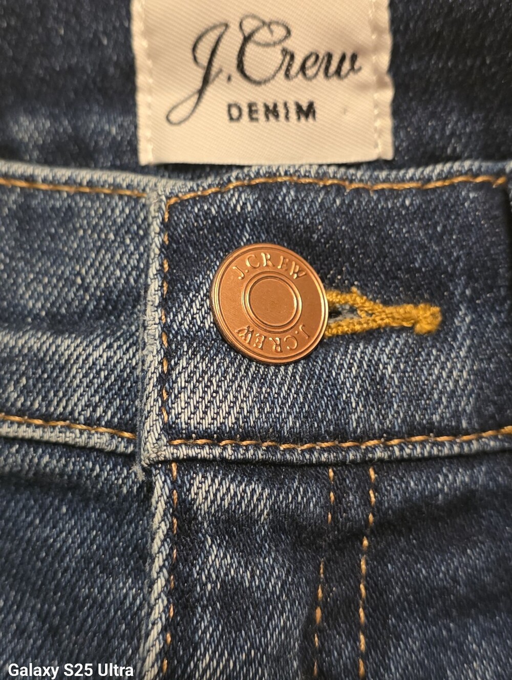 J. Crew Reimagined Dark Blue Wide Leg Jeans Sz 28 - Picture 3 of 17